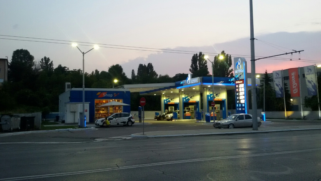 Gazprom - Petrol station, lpg