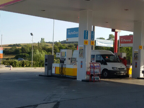 Shell - Petrol station, lpg