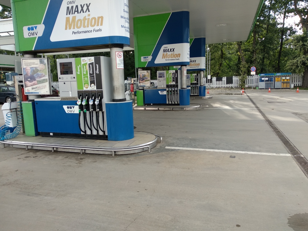 OMV - Petrol station, lpg