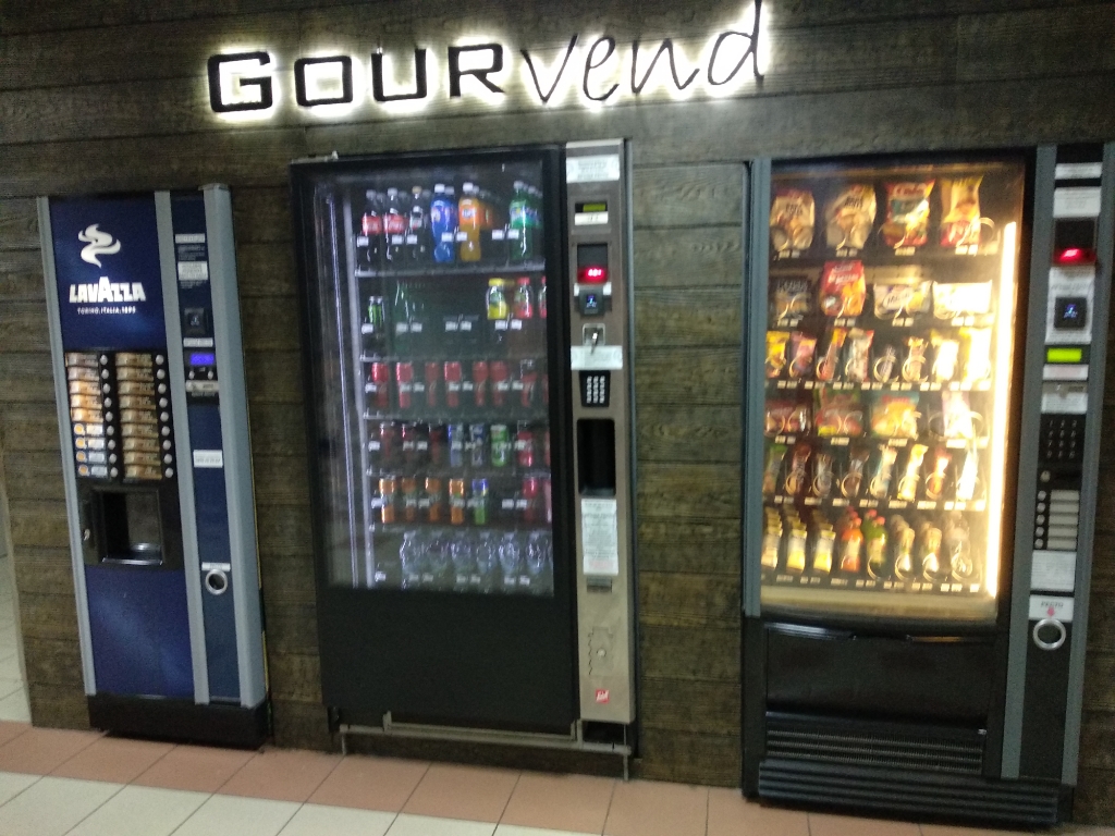 Coffee vending machines, cold drinks and snacks machines