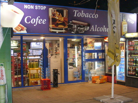 Alcohol, cigarettes, sweets, coffee