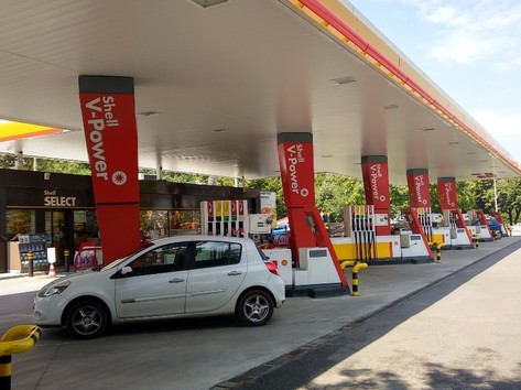 Shell - Petrol station, lpg