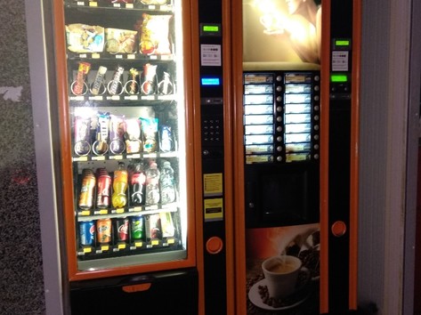 Coffee vending machines, cold drinks and snacks machines