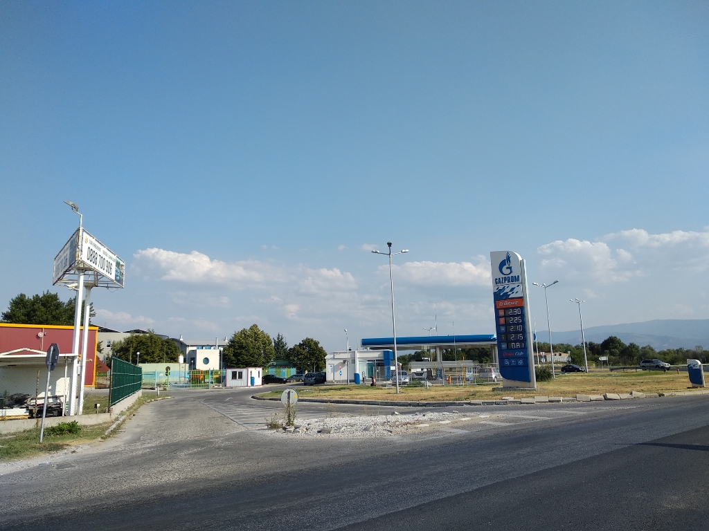 Gazprom - Petrol station, lpg