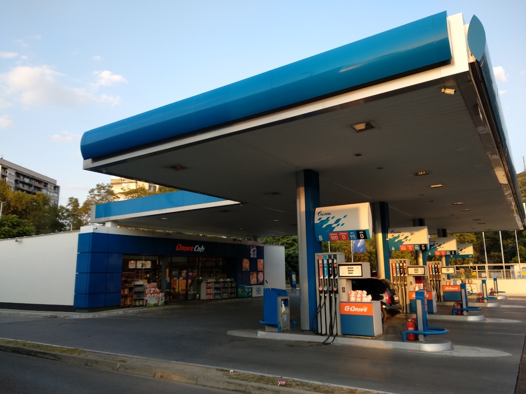 Gazprom - Petrol station, lpg