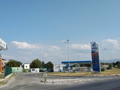 Gazprom - Petrol station, lpg