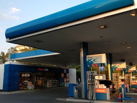 Gazprom - Petrol station, lpg