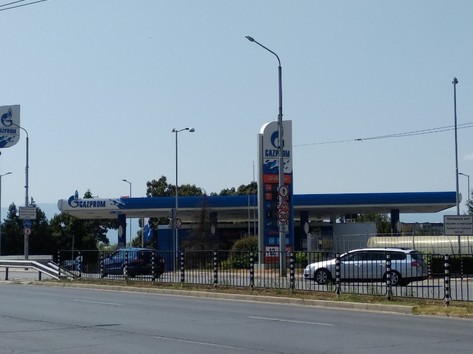 Gazprom - Petrol station, lpg