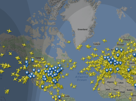 Flightradar24 - A global real-time flight tracking service