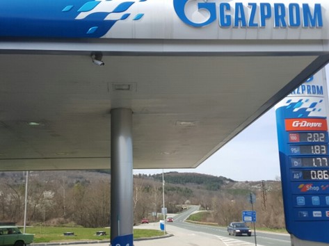 Gazprom - Petrol station, lpg